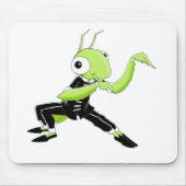 Kung Fu betender Mantis Mousepad (Vorne)
