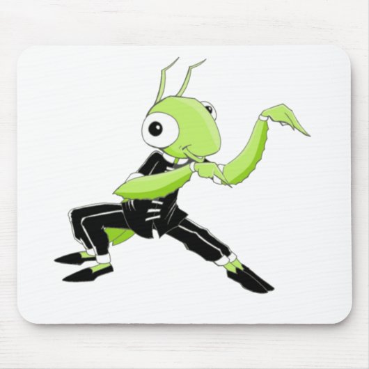 Kung Fu betender Mantis Mousepad (Vorne)
