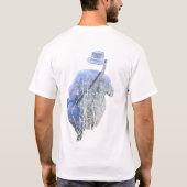 KUNG FU CAINE ARBEIT IST GETAN! VERLASS WIEDER! T-Shirt (Rückseite)