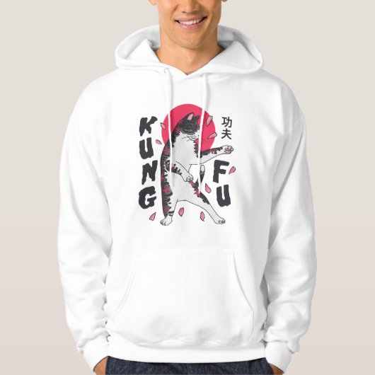 Kung Fu Cat Hoodie (Vorderseite)