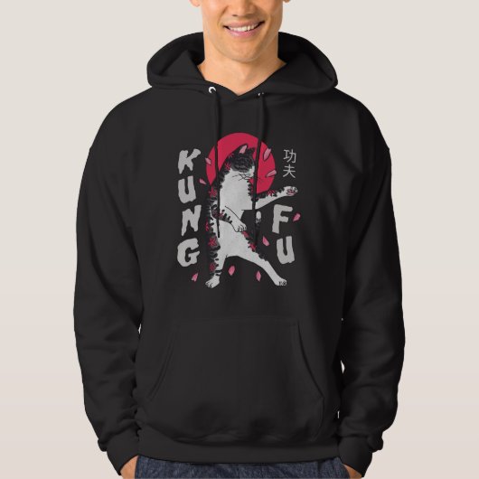 Kung Fu Cat Hoodie (Vorderseite)