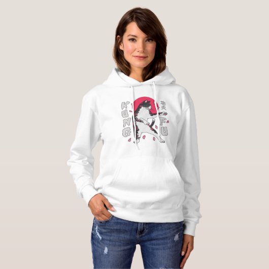 Kung Fu Cat Hoodie (Vorne ganz)