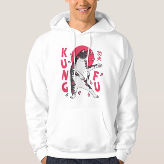 Kung Fu Cat Hoodie (Vorderseite)