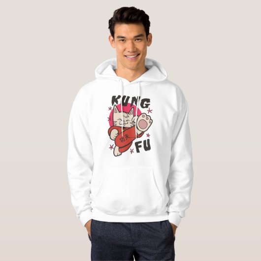 Kung Fu Cat Hoodie (Vorne ganz)