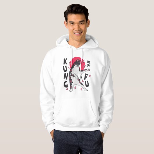 Kung Fu Cat Hoodie (Vorne ganz)