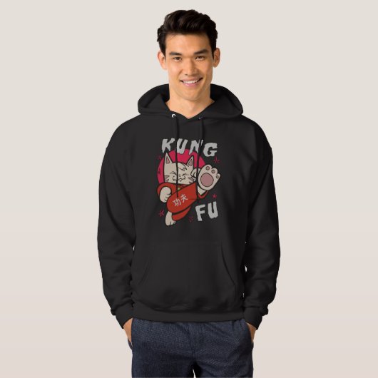 Kung Fu Cat Hoodie (Vorne ganz)