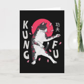 Kung Fu Cat Karte (Vorderseite)