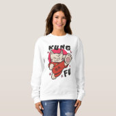Kung Fu Cat Sweatshirt (Vorne ganz)