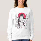 Kung Fu Cat Sweatshirt (Vorderseite)