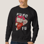 Kung Fu Cat Sweatshirt (Vorderseite)