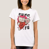 Kung Fu Cat T-Shirt (Vorderseite)