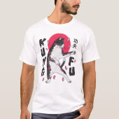Kung Fu Cat T-Shirt (Vorderseite)