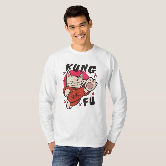 Kung Fu Cat T-Shirt (Vorne ganz)