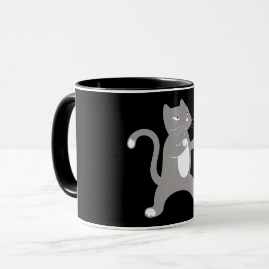 Kung Fu Cat Tasse (Vorderseite Links)