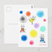 Kung-Fu Cats Postkarte (Vorne/Hinten)