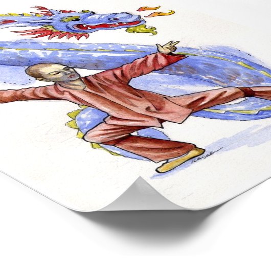 Kung Fu Dragon Poster (Ecke)