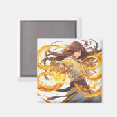 Kung Fu Fighter 16 Magnet (Vorderseite/Rückseite)