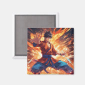 Kung Fu Fighter 1 Magnet (Vorderseite/Rückseite)