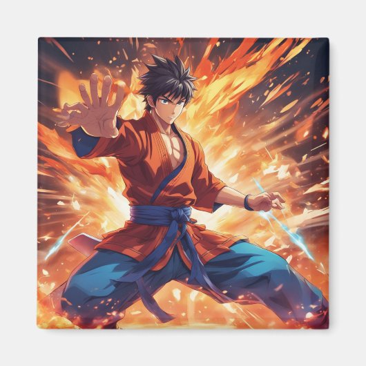 Kung Fu Fighter 1 Magnet (Vorne)