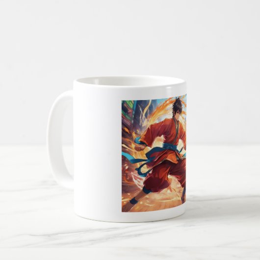 Kung Fu Fighter 2 Kaffeetasse (Vorderseite Links)