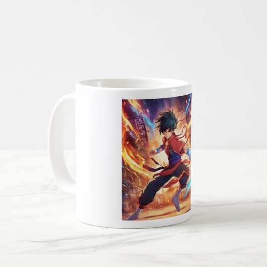 Kung Fu Fighter 3 Kaffeetasse (Vorderseite Links)