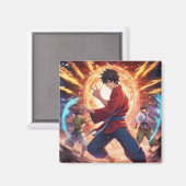 Kung Fu Fighter 4 Magnet (Vorderseite/Rückseite)