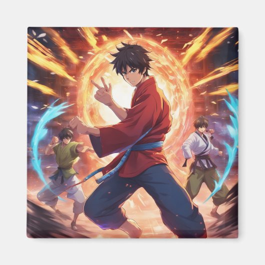 Kung Fu Fighter 4 Magnet (Vorne)