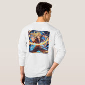 Kung Fu Fighter 6 Plus Symbol T-Shirt (Schwarz voll)