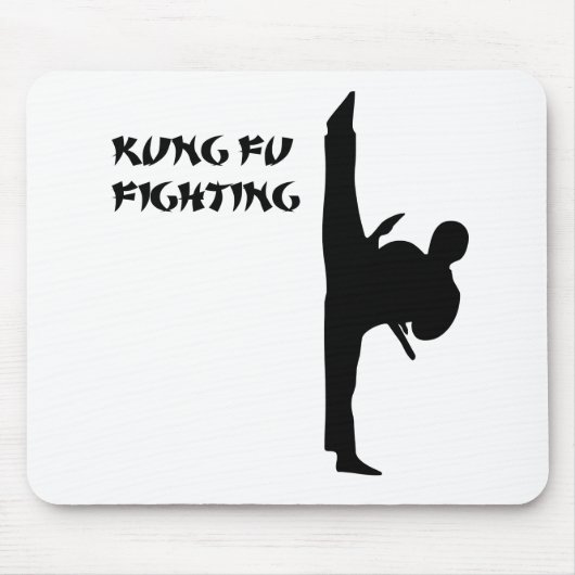 Kung Fu Fronten-Tritt Mousepad (Vorne)