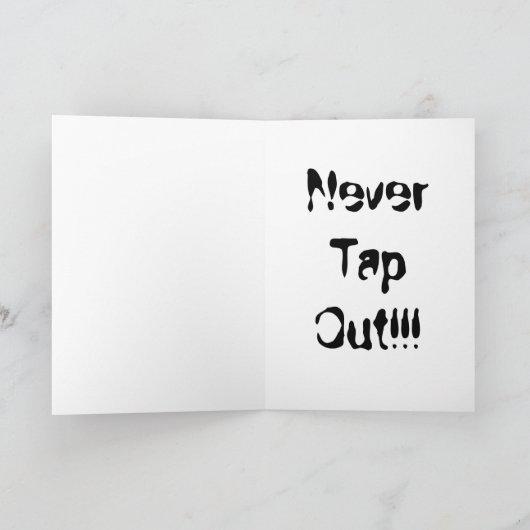 Kung-Fu-Geburtstag Karte (Innenseite)