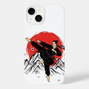 Kung-Fu-Geist – Emblem der Kampfkunst auf der Vord Case-Mate iPhone 14 Hülle