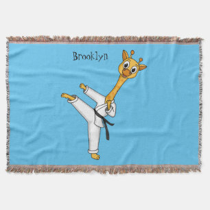 Kung Fu giraffe Cartoon Illustration Decke