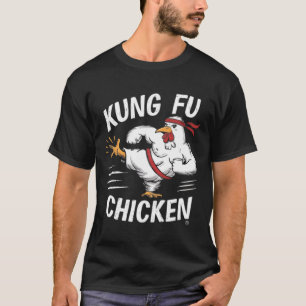 Kung Fu Huhn Lustiger Karate Hahn Frauen Männer Ch T-Shirt