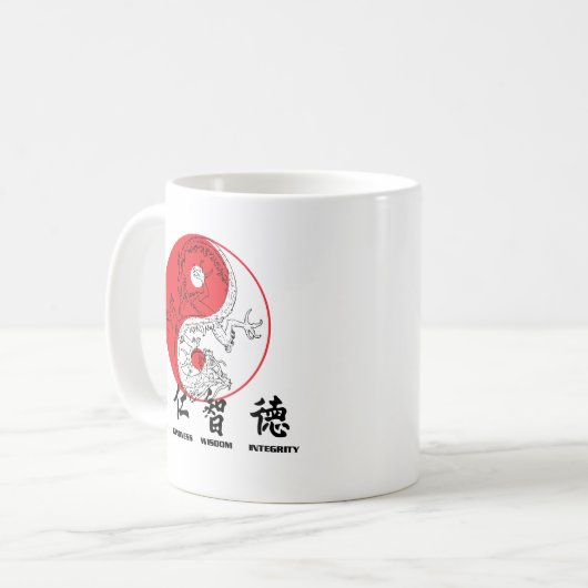 Kung Fu Kaffeetasse (Vorderseite Links)