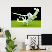 Kung-Fu-Kampf Poster (Heimbüro)