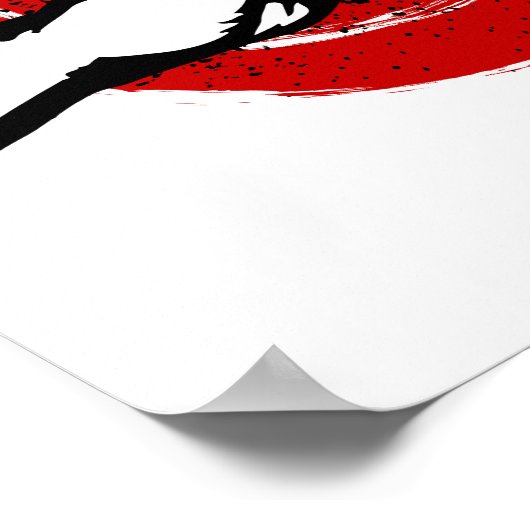 Kung Fu - Kampfkunst - Achtung Poster (Ecke)