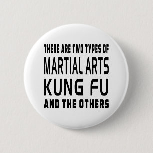 Kung Fu Kampfkunst-Entwürfe Button