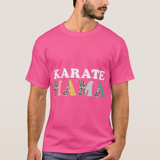 Kung Fu Karate Mama Black Belt Martial Arts Expert T-Shirt (Vorderseite)