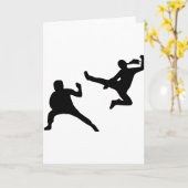 Kung Fu Karte (Gelbe Blume)