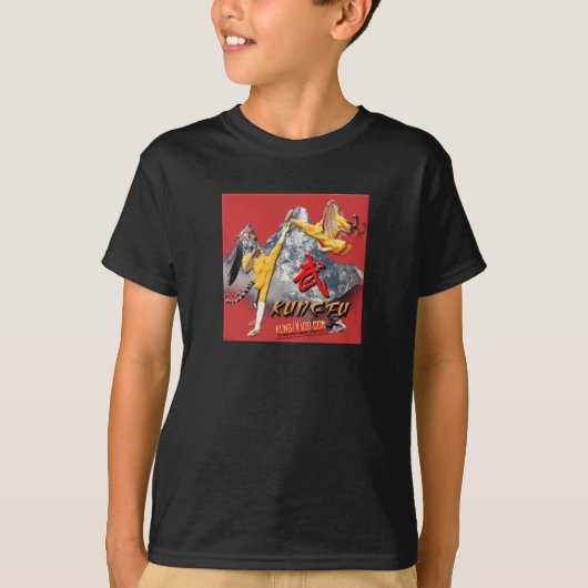 Kung Fu Kinder T-Shirt (Vorderseite)