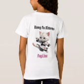 Kung Fu Kittens Girls' T - Shirt (Fayline) (Rückseite)