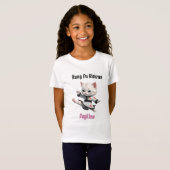 Kung Fu Kittens Girls' T - Shirt (Fayline) (Vorne ganz)