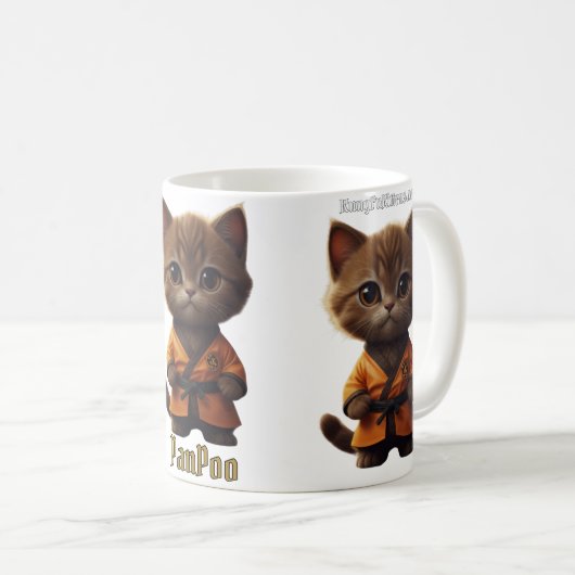 Kung Fu Kittens Tasse (PanPoo) (VorderseiteRechts)