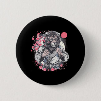 Kung Fu Lion Sakura Mma Kickboxen Judo Taekwondo Button