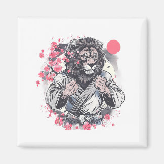 Kung Fu Lion Sakura MMA Kickboxen Judo Taekwondo Magnet