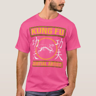 Kung-Fu Martial Artist Martial Artist for T-Shirt
