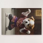 Kung-fu-Meisterwelpen Puzzle (Horizontal)
