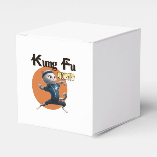 Kung Fu Meowster Geschenkschachtel (Vorderseite)