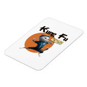 Kung Fu Meowster Magnet (Linke Seite)