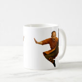Kung-Fu-Mönch Kaffeetasse (VorderseiteRechts)